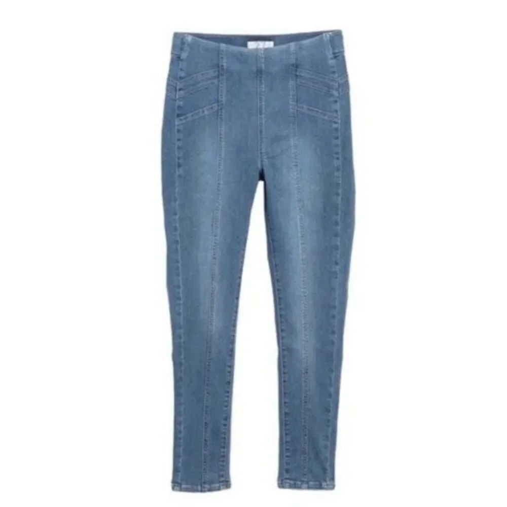 Free People Feel Alright‎ Skinny Jeggings Jeans Pull On Size 26 2